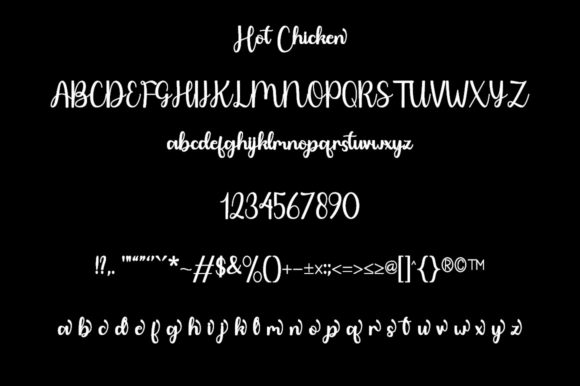 Hot Chicken Font - Preview 6