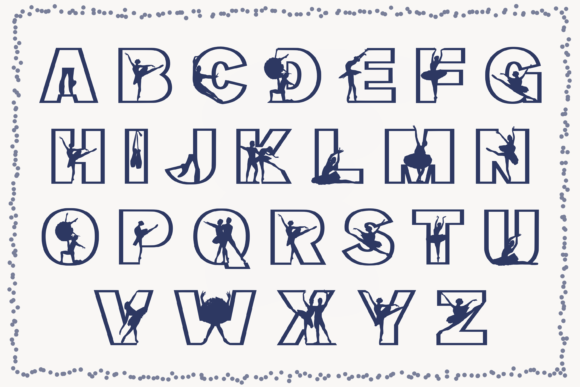 Leap Font PNG with transparent background - Preview 3