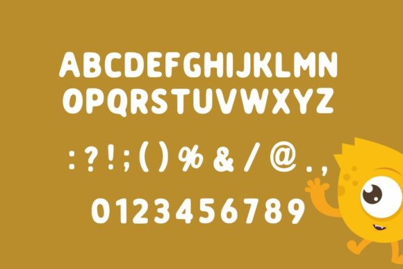 Nft Monster Font PNG with transparent background - Preview 3