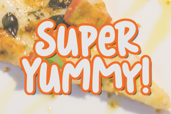Pizza Mania Font PNG with transparent background - Preview 1
