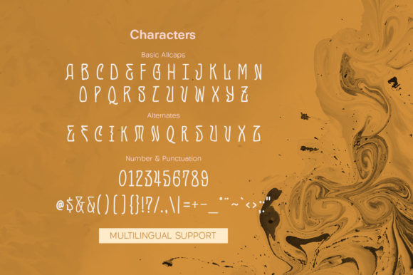 Primore Castle Font PNG with transparent background - Preview 5