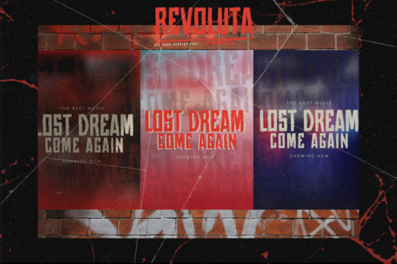 Revoluta Font font preview - 2