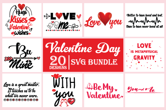 Valentine's Day Svg Bundle - Free Design