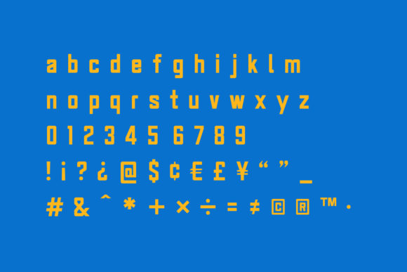 Assembly Low Font - Preview 2