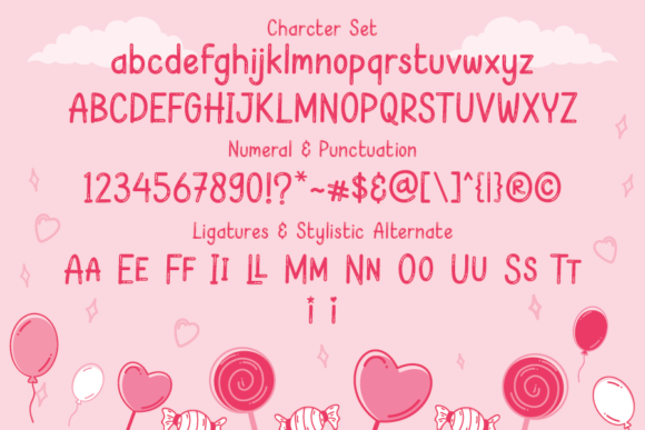 Ballon Candy Font - Preview 6