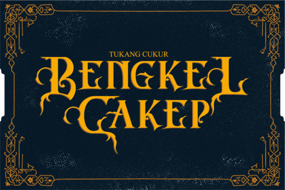 Barbar Shop Font - Preview 1