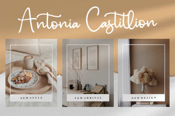 Benattia Signhale Font - Preview 1