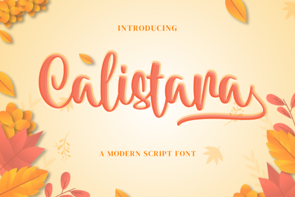 Calistara Font - Preview 2
