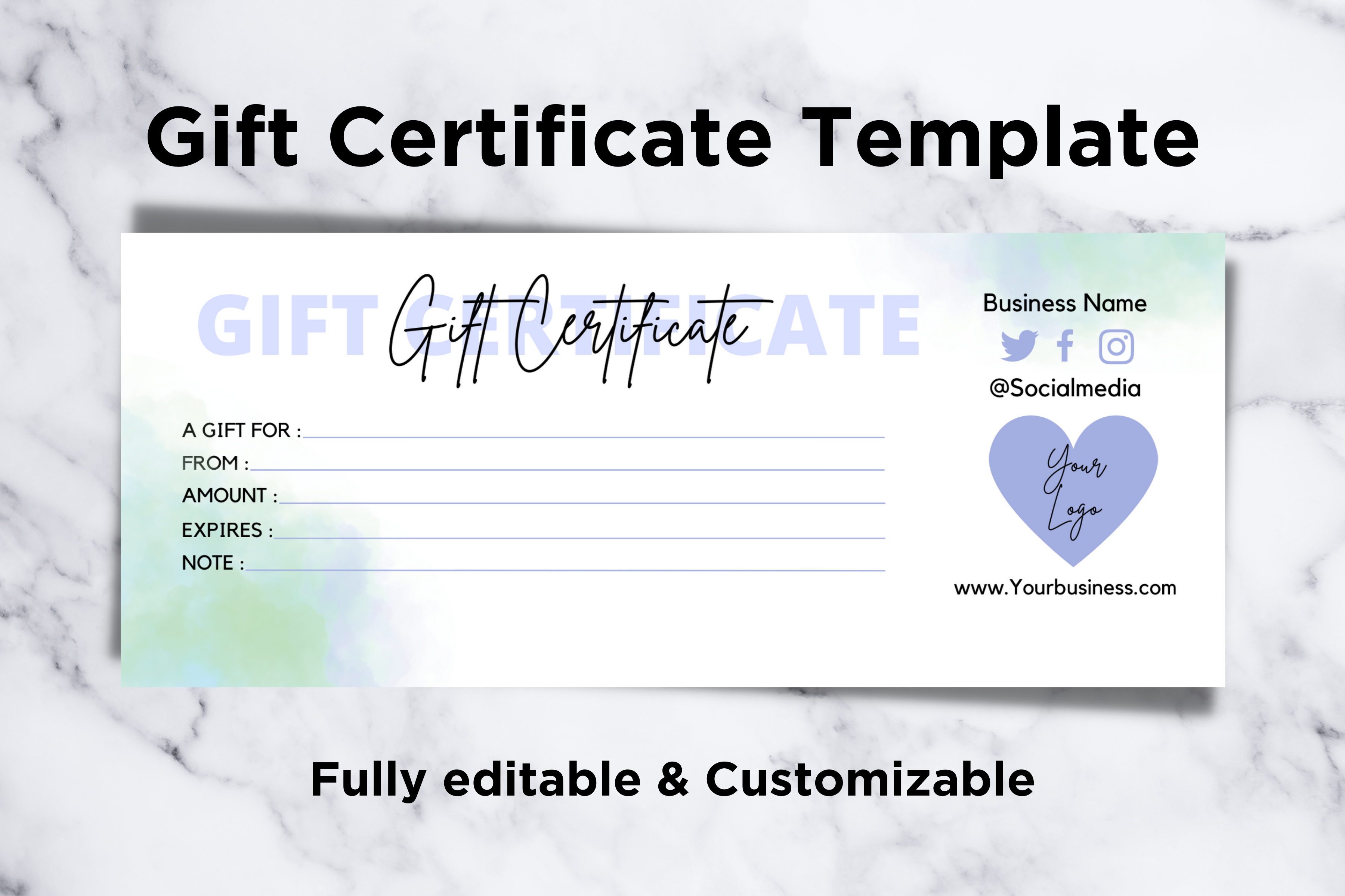 Canva Gift Certificate Template 2