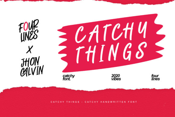 Catchy Things Font - Preview 1