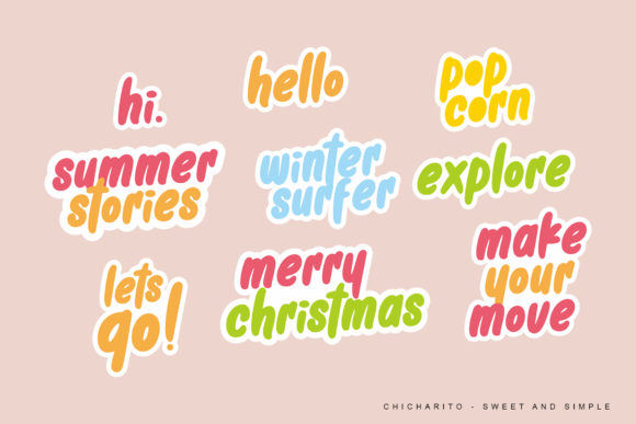Chicharito Font - Preview 4