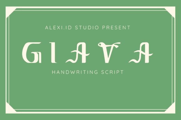 Giava Display Font By alexiidstudio