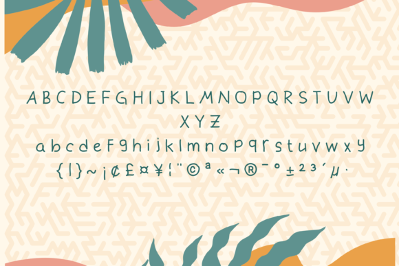 Kids Design Font PNG with transparent background - Preview 1