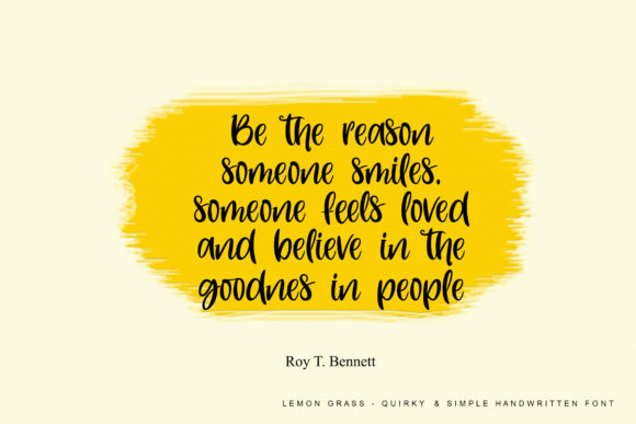 Lemon Grass Font PNG with transparent background - Preview 3