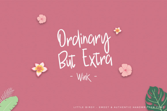 Little Birdy Font PNG with transparent background - Preview 2