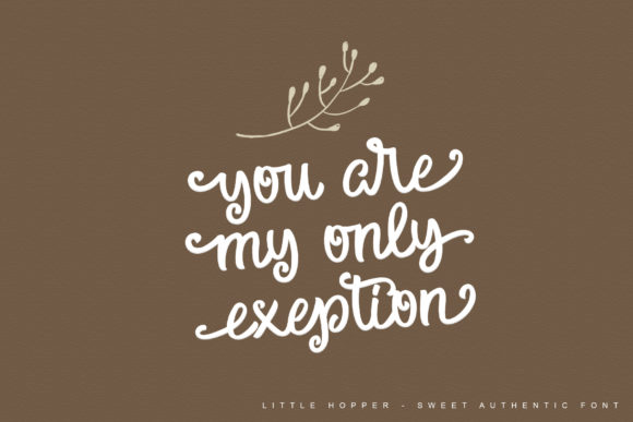 Little Hopper Font PNG with transparent background - Preview 5