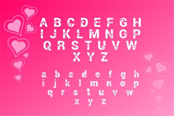 Lovely Amore Font PNG with transparent background - Preview 1