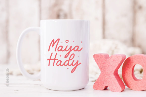 Malia Love You Font PNG with transparent background - Preview 4