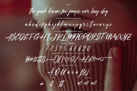 Sattelia Font PNG with transparent background - Preview 5