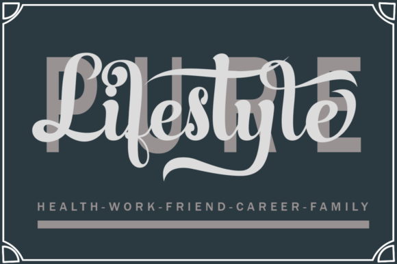 Shaletta Font PNG with transparent background - Preview 5