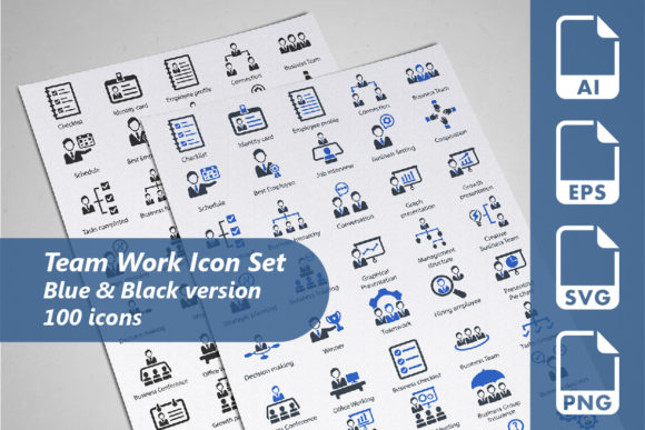 Team Work Icon Set Graphic Icons By Icon Factory