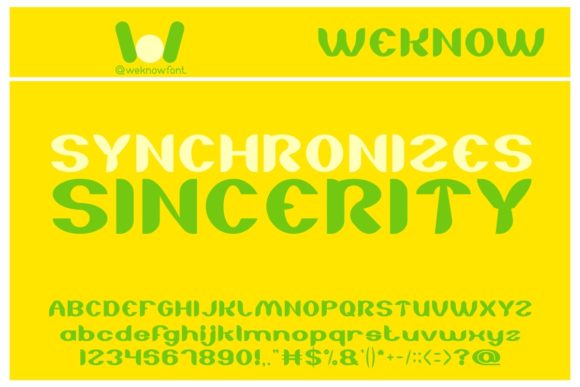 About You Font - Preview 1