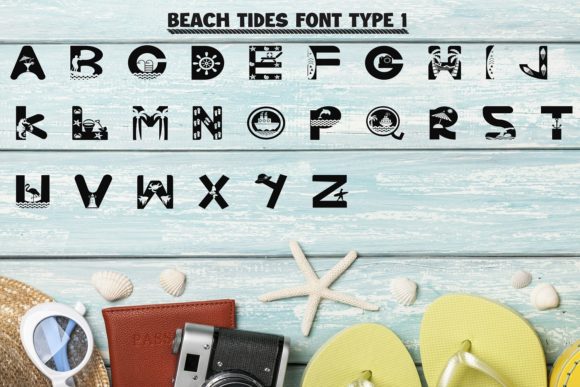 Beach Tides Font - Preview 1