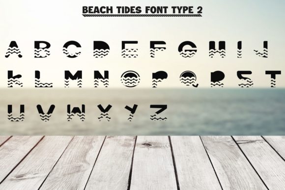 Beach Tides Font - Preview 2