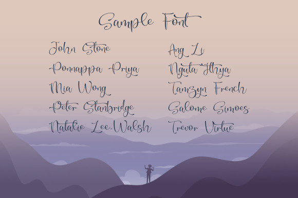 Beauty Azure Font - Preview 4