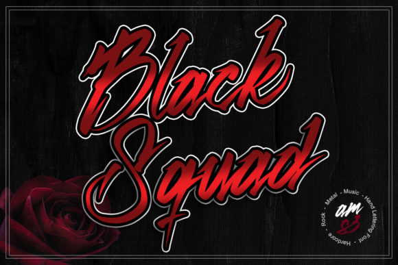 Black Squad Font - Preview 1