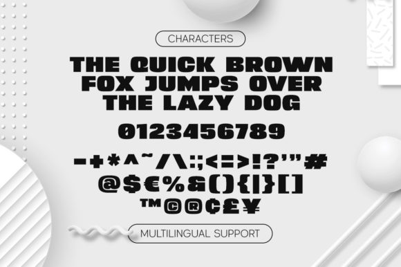 Brexter Font PNG with transparent background - Preview 6