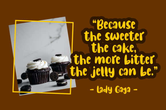 Brownies Almond Font - Preview 1