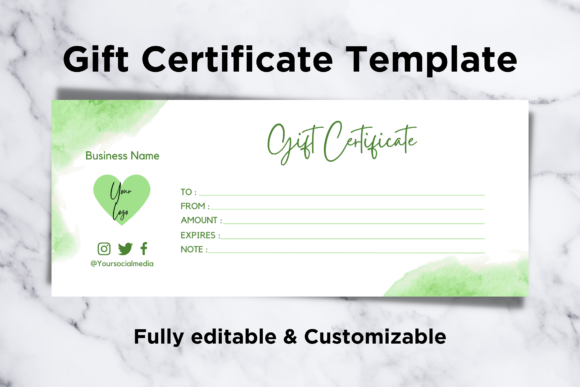 Canva Gift Certificate Template 6