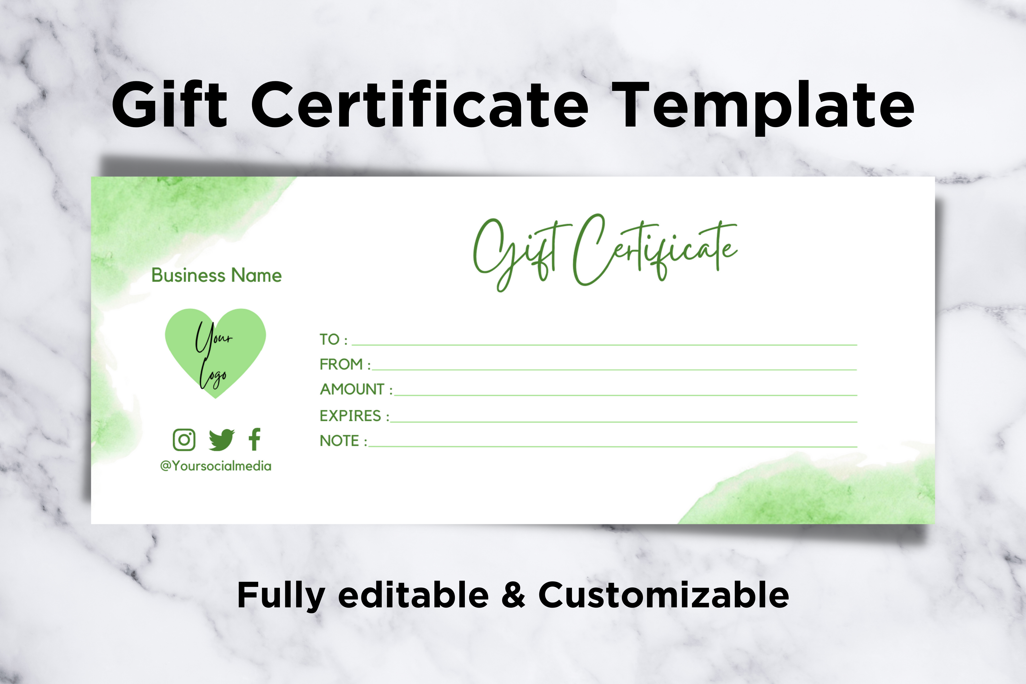 Canva Gift Certificate Template 6