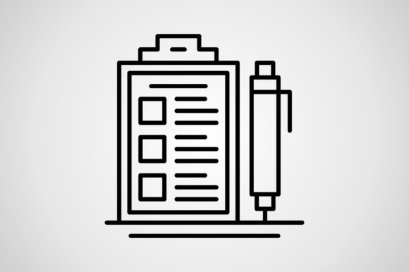 Check List Icon Graphic by JM Graphics · Creative Fabrica