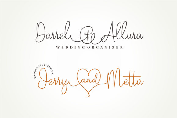 Darrel Allura Monoline Font - Preview 3