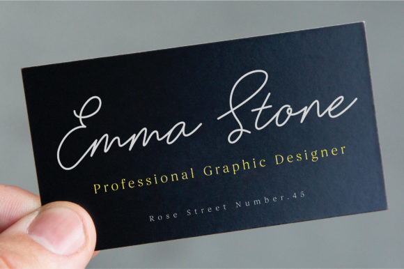 Emma Watson Font - Preview 4