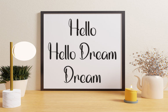 Hello Dream Font - Preview 3