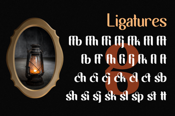 Laksmi Font PNG with transparent background - Preview 6