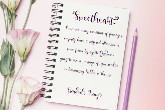 Marithe Font PNG with transparent background - Preview 2