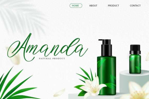 Nathasya Font PNG with transparent background - Preview 3