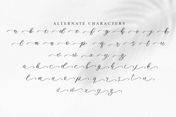 Nathasya Font PNG with transparent background - Preview 6