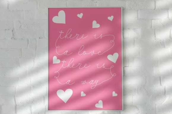 Our Infinity Love Font PNG with transparent background - Preview 6