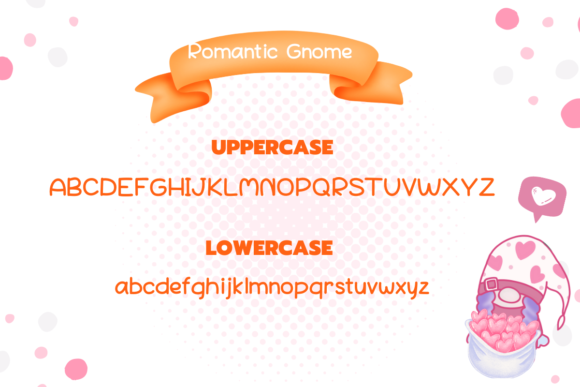 Romantic Gnome Font PNG with transparent background - Preview 1