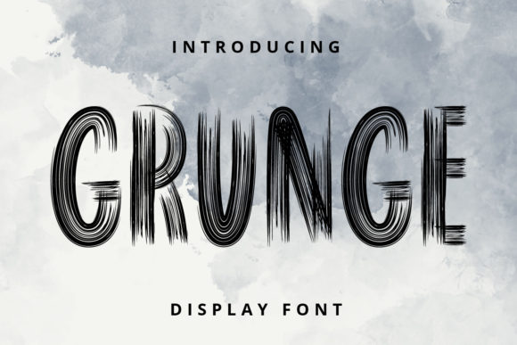 Grunge Font by nicetrip7 · Creative Fabrica font preview