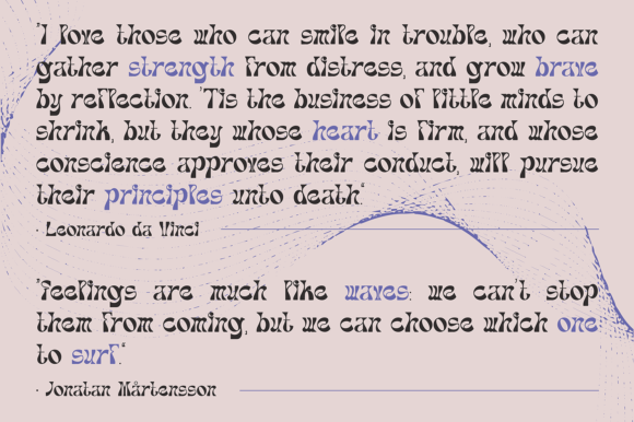 Heartwave Font font preview - 3