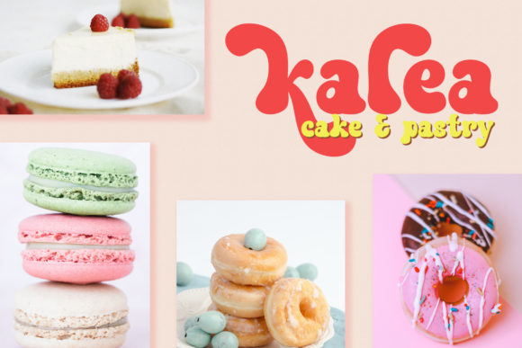 Retro Hungry Font PNG with transparent background - Preview 4