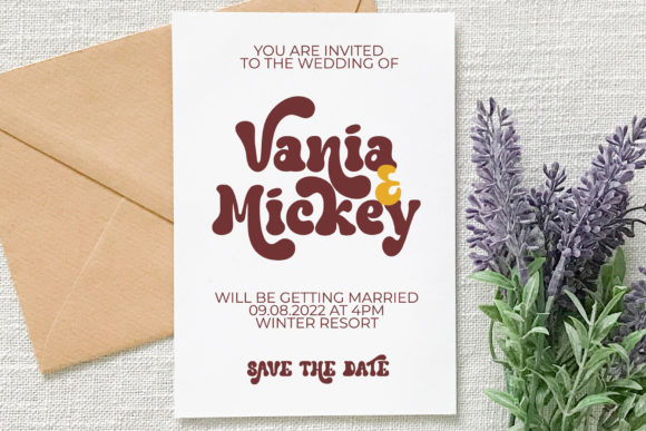 Retro Hungry Font PNG with transparent background - Preview 5