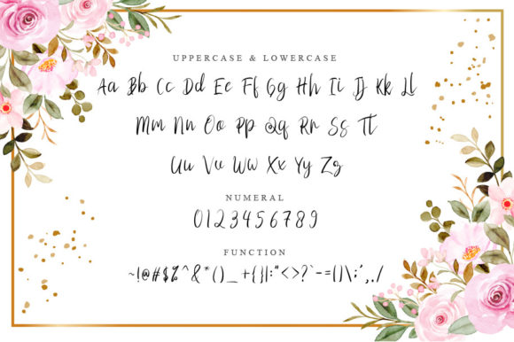 Ryshe Font PNG with transparent background - Preview 2