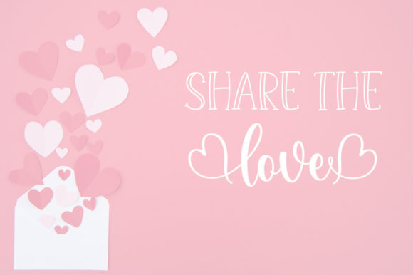 Be My Valentine Font - Preview 1